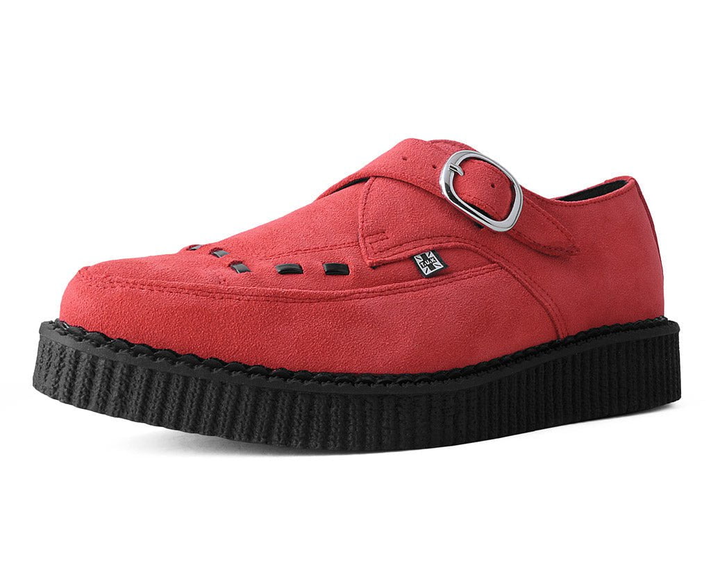 Red creepers fashion shoes