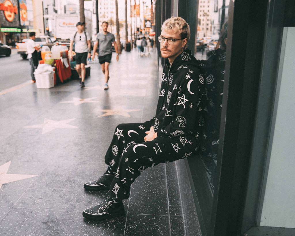 Black & White Trim Pointed Buckle Boot