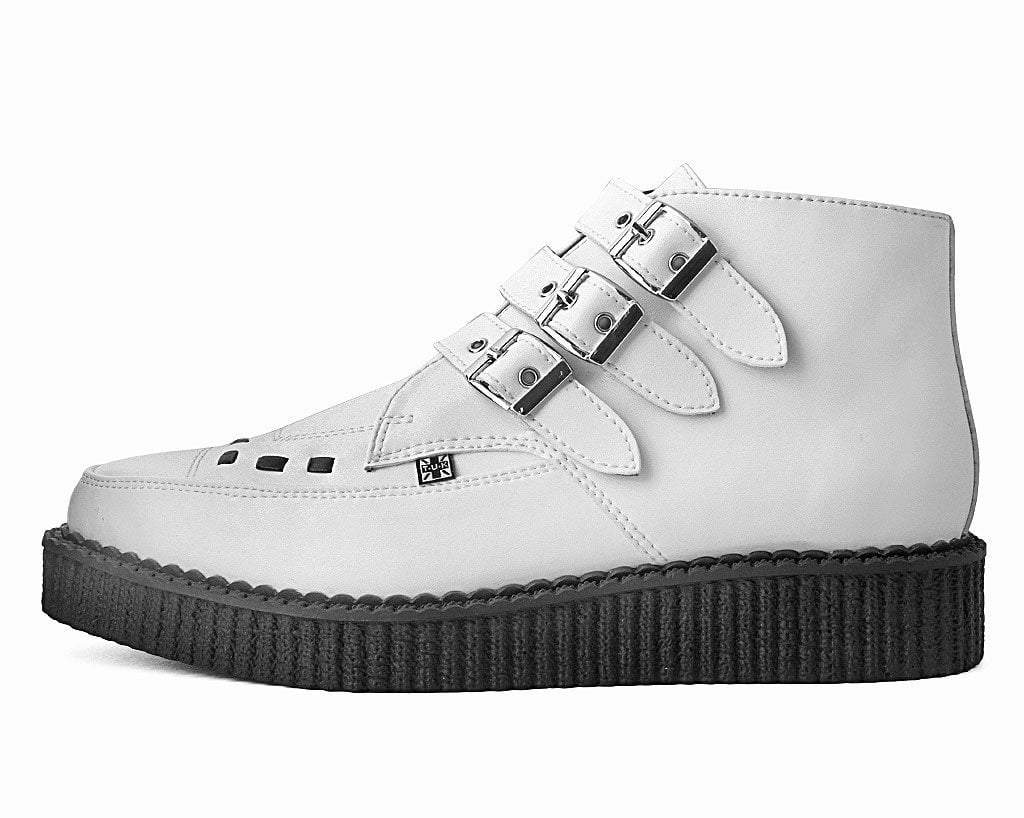 White TUKskin™ 3-Buckle Boot