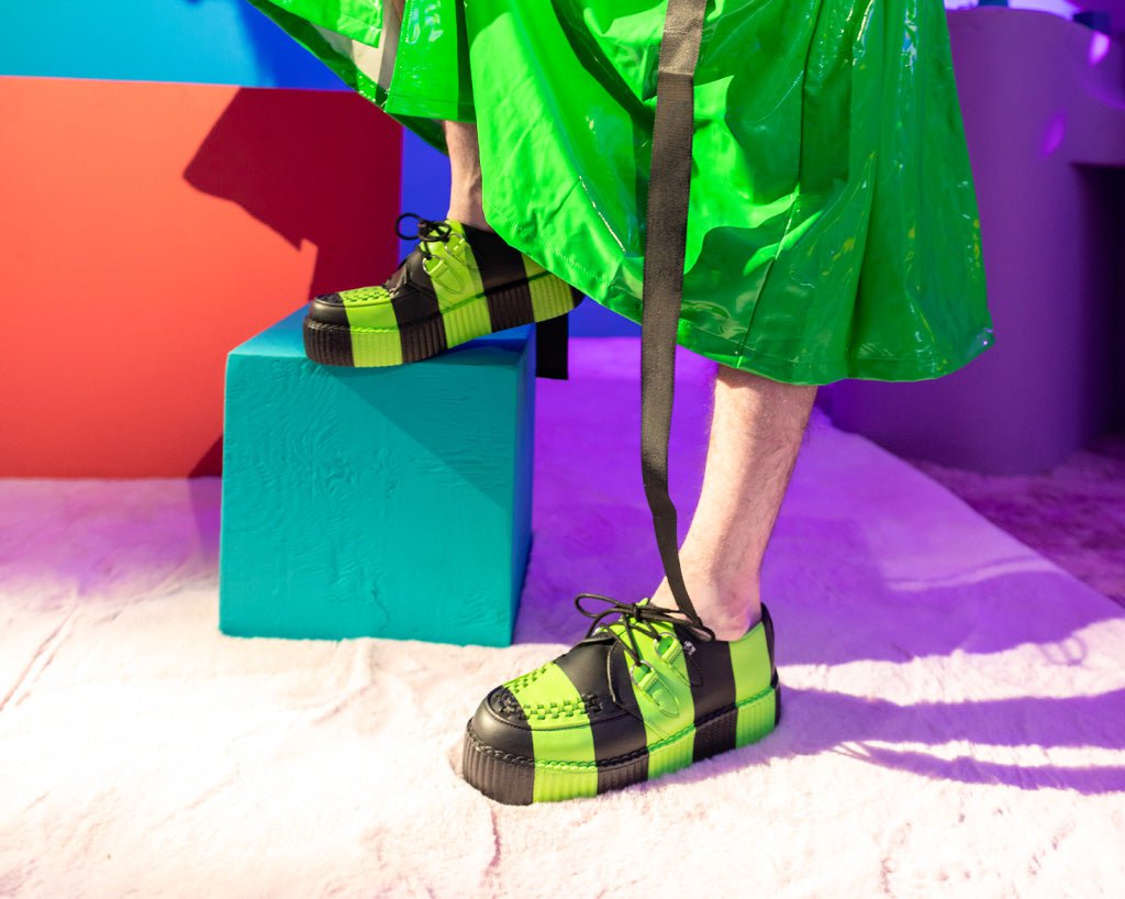 Black & Green Striped Mondo Creeper