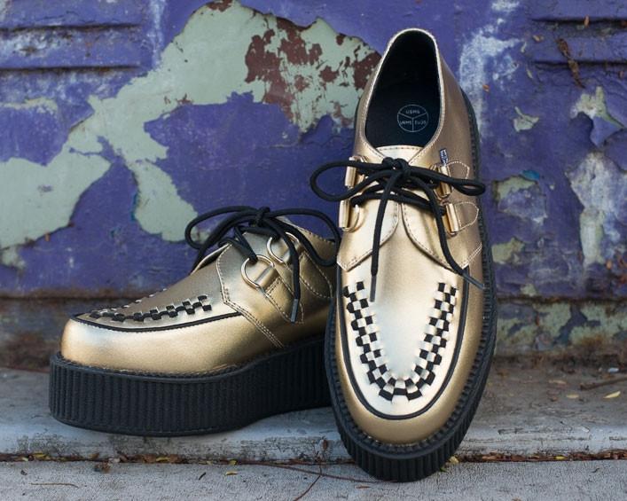 Metallic Gold Creepers - T.U.K.