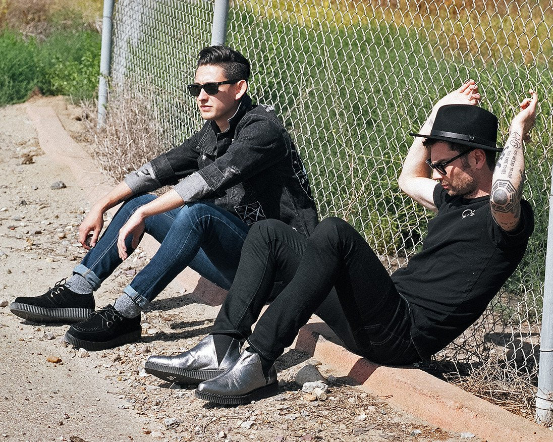 Graphite Chelsea Pointed Creeper Boot