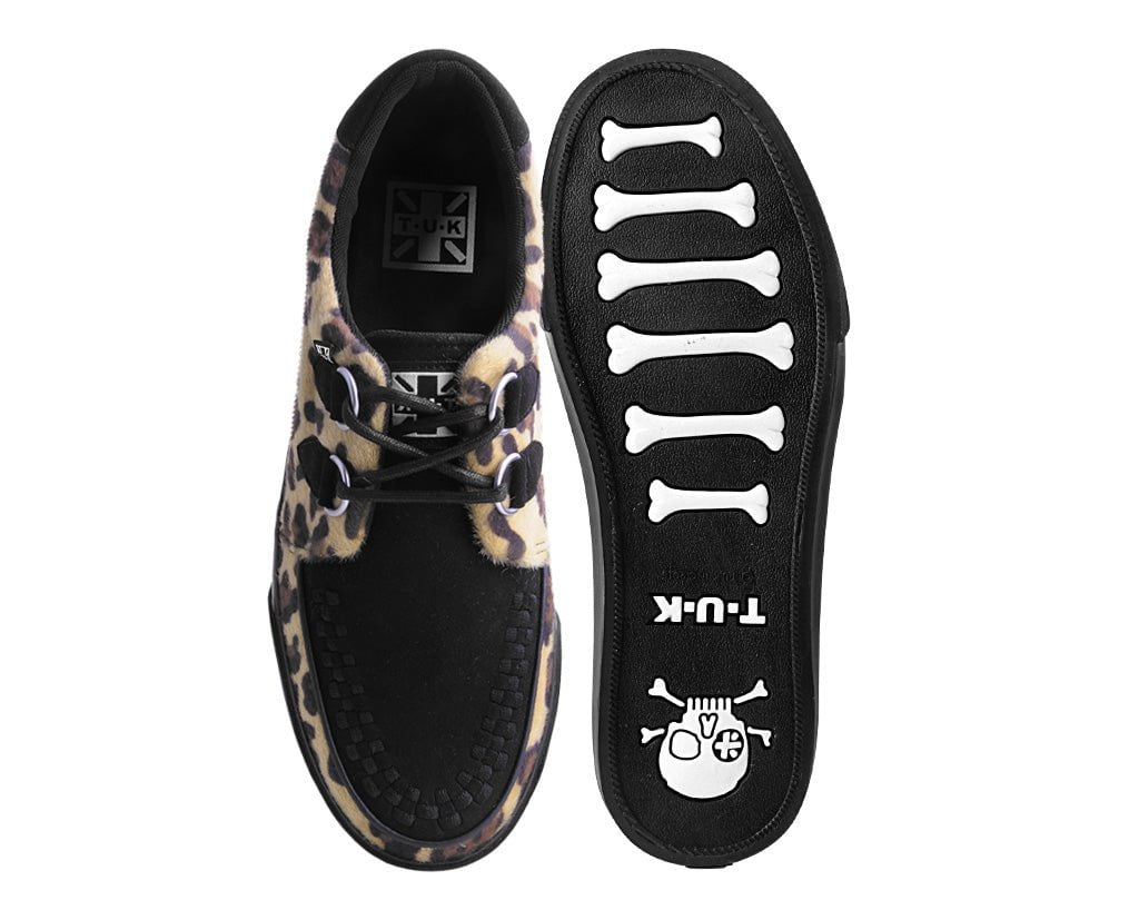 Black & Tan Leopard Hair VLK Sneaker