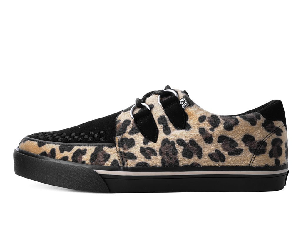 Black & Tan Leopard Hair VLK Sneaker