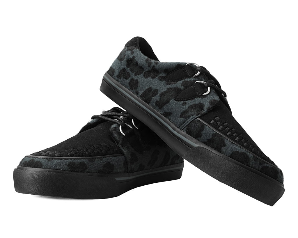 Black & Grey Leopard Hair VLK Sneaker