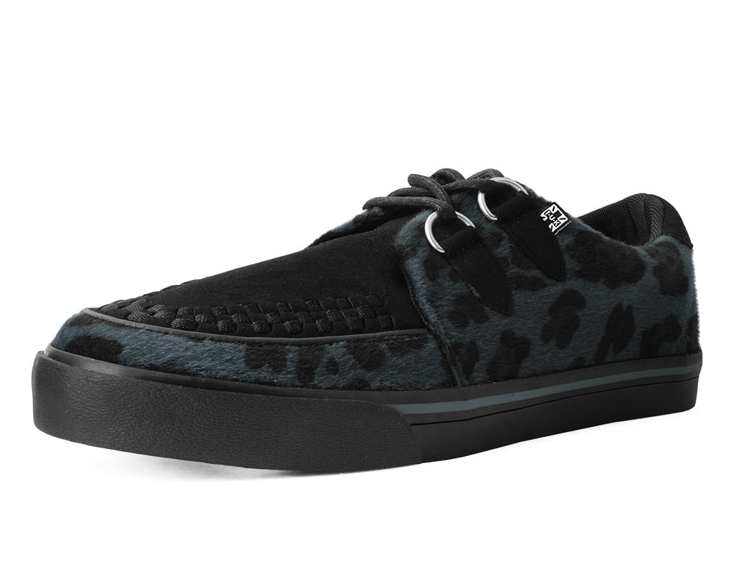 Black & Grey Leopard Hair VLK Sneaker
