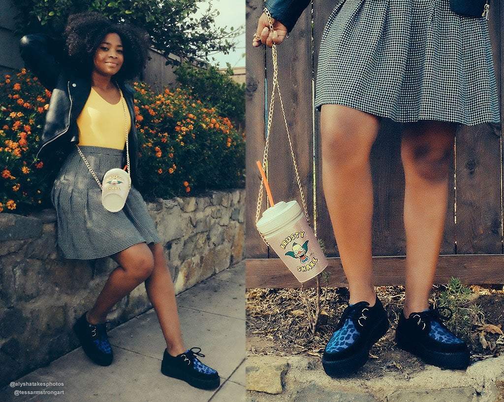 Black & Blue Leopard Viva Mondo Creeper