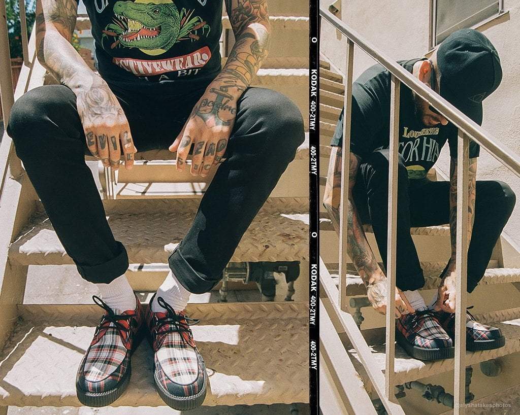 Mixed Plaid Viva Low Creeper