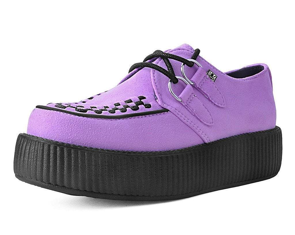 Lavender Vegan Faux Suede Viva Mondo Creeper Shoe –