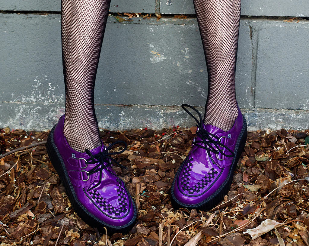 Purple velvet creepers sales