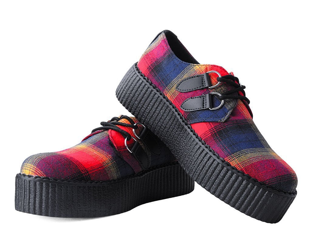 Orange Plaid D-Ring Viva Creeper