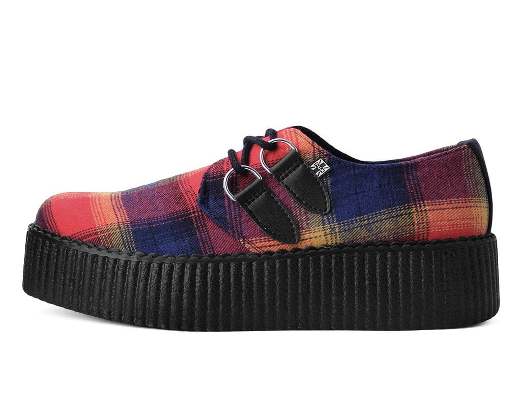 Orange Plaid D-Ring Viva Creeper