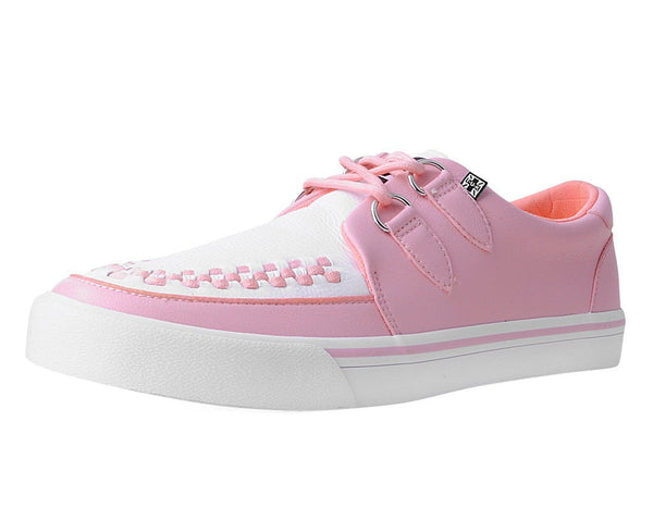 tuka☆ Red & White 2-Ring Creeper Sneaker – T.U.K. Footwear Outlet