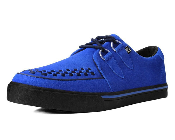 Electric Blue Suede D-Ring Sneaker
