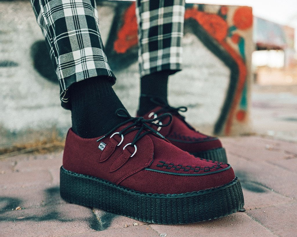 Burgundy Viva Mondo Creeper – Footwear Outlet - Main Image