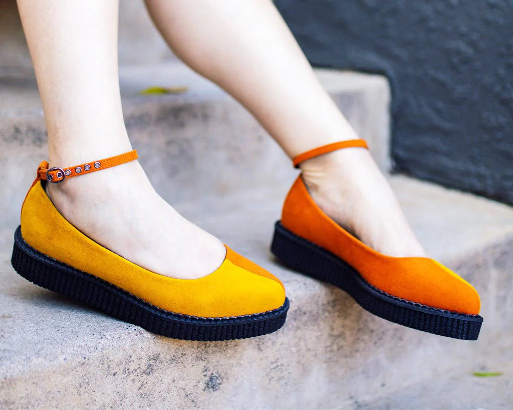 Sunkist Twist Ballet Ankle Strap Creeper