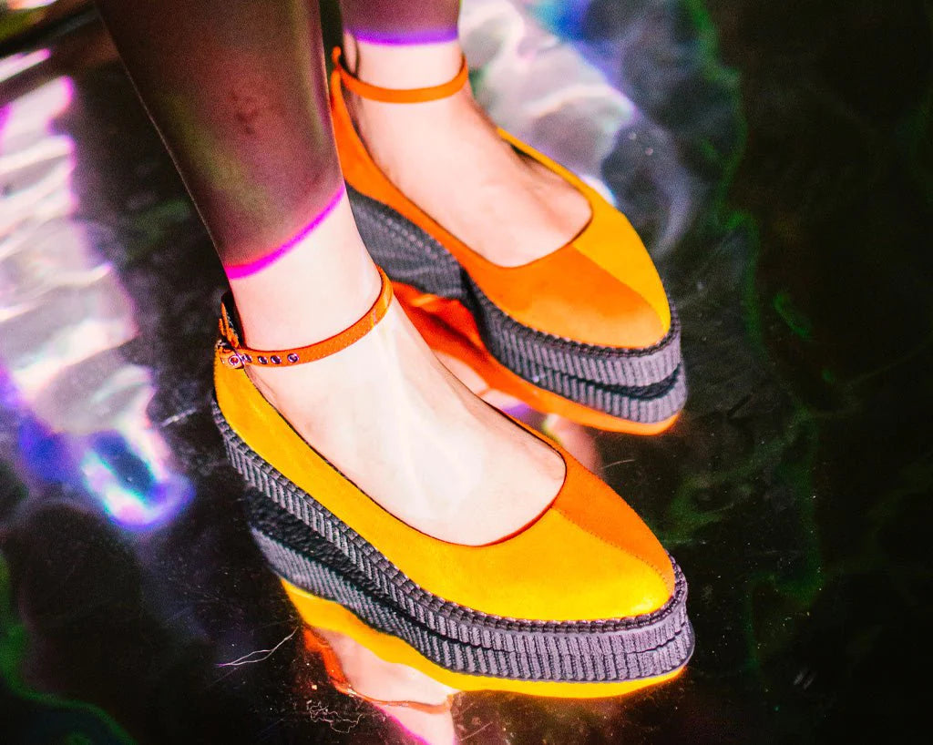 Sunkist Twist Ballet Ankle Strap Creeper