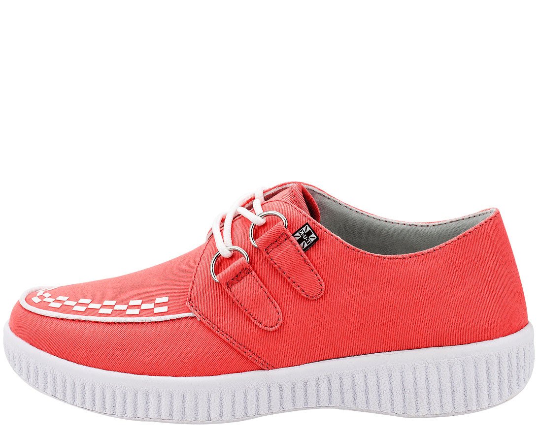 Coral Twill T.U.K. VIVA Creepers - T.U.K.