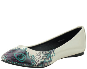 Peacock Feather Flats *ALL ITEMS FINAL SALE/NON-RETURNABLE*
