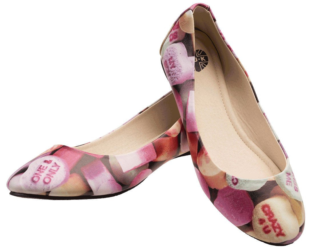 Candy Hearts Flats - T.U.K.