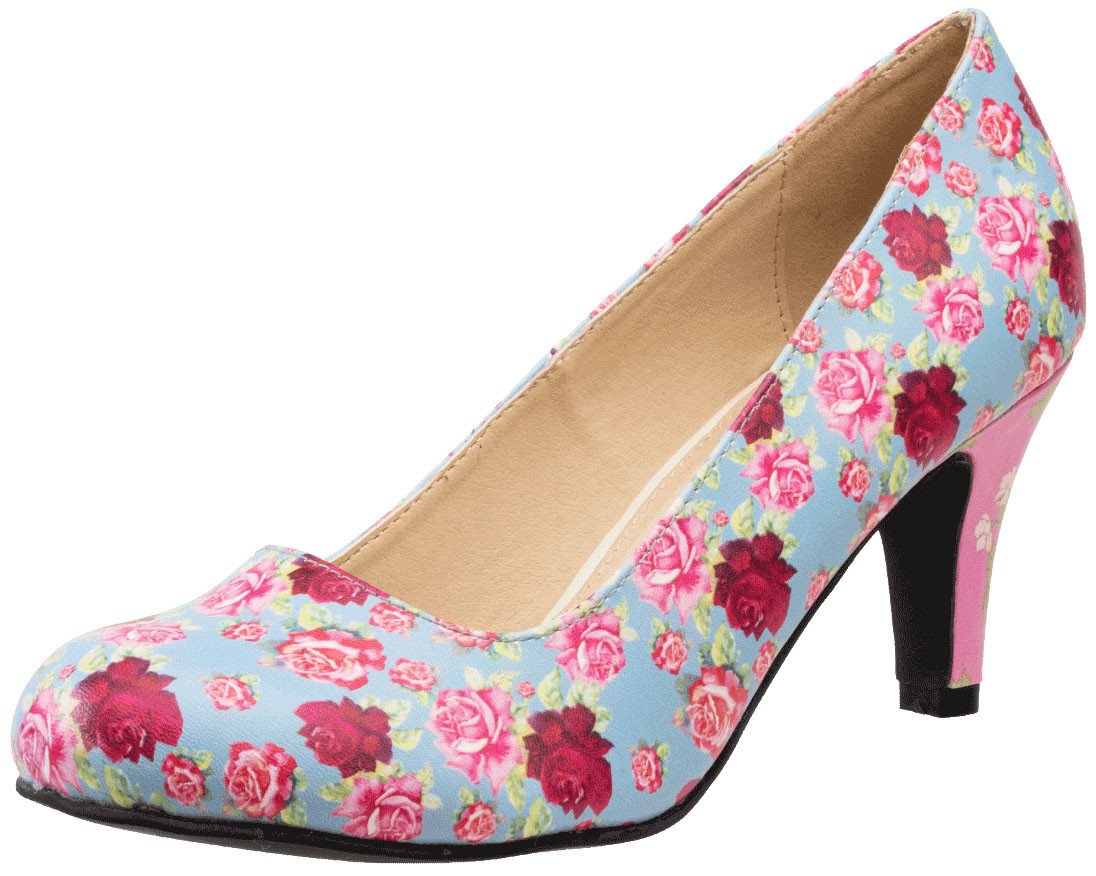 Printed High Heels Floral Shoes | Floral Print Pumps Shoes Women - Women  High Heel - Aliexpress