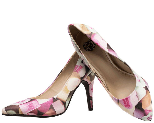 Candy Hearts Pointed Heel - T.U.K.