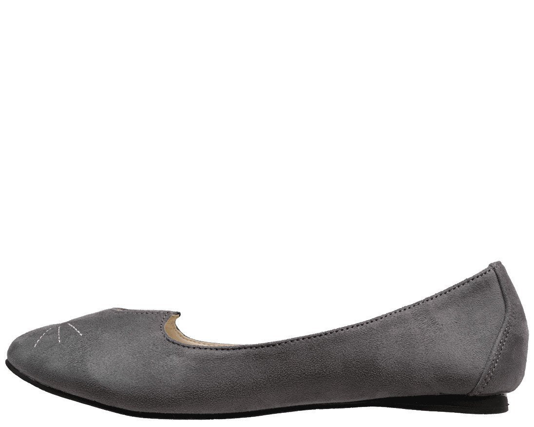 Grey Sophistakitty Flats - T.U.K.