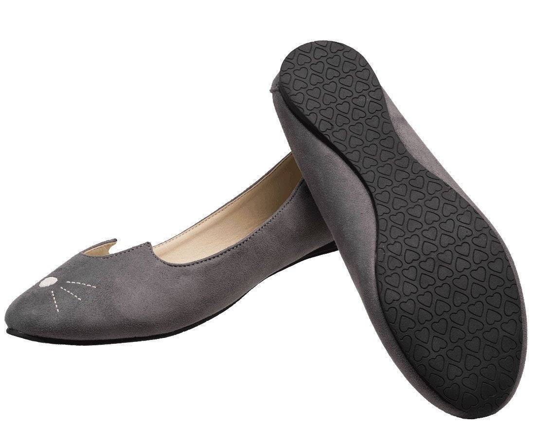 Grey Sophistakitty Flats - T.U.K.