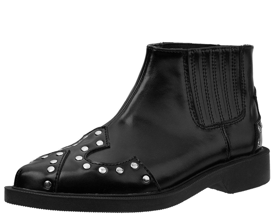 Black Studded Jam Boot 