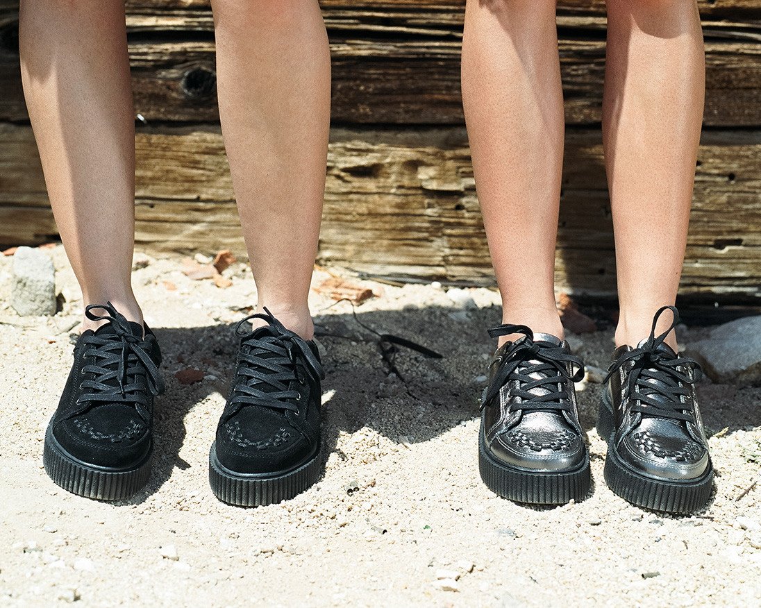 Black Suede Casbah Creeper