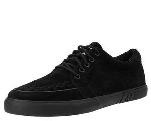 Black Suede No-Ring VLK Sneaker - T.U.K.
