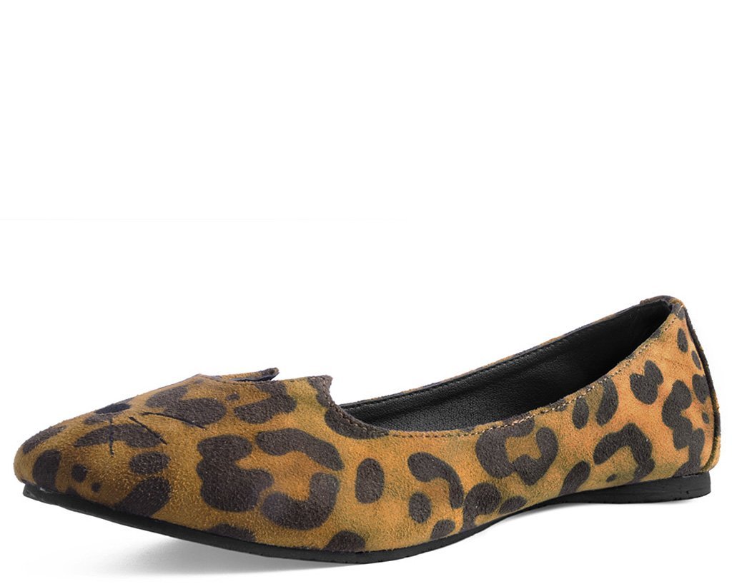 Leopard Microfiber Vegan Sophistakitty Flats – T.U.K. Footwear Outlet