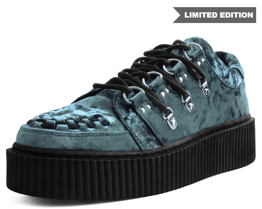 Teal Velvet Multi-Lace Casbah Creeper 