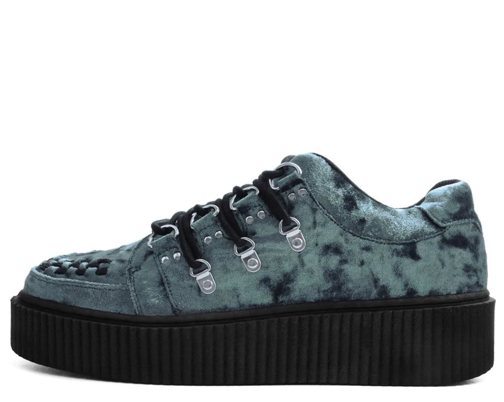 Teal Velvet Multi-Lace Casbah Creeper 