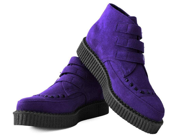 Ultra Violet 3-Buckle Pointed Creeper Boot