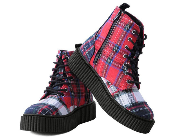 Mixed Plaid Casbah Boot 