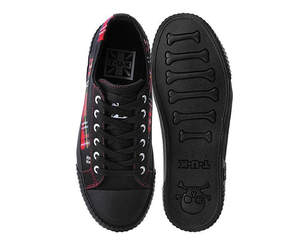 Black & Plaid Patch VLK Sneaker