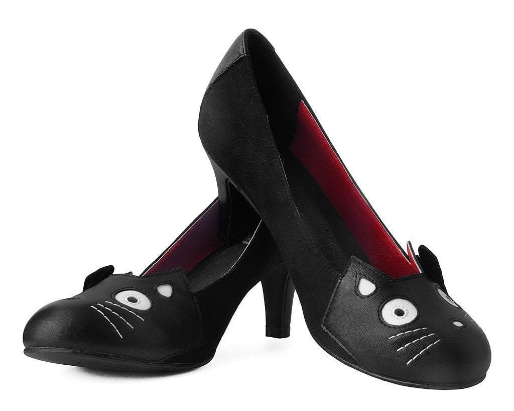 Black Kitty Anti-Pop Heel 