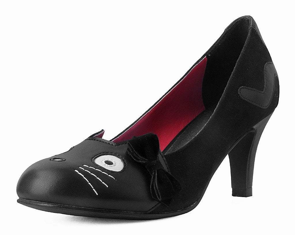 Black Kitty Anti-Pop Heel 
