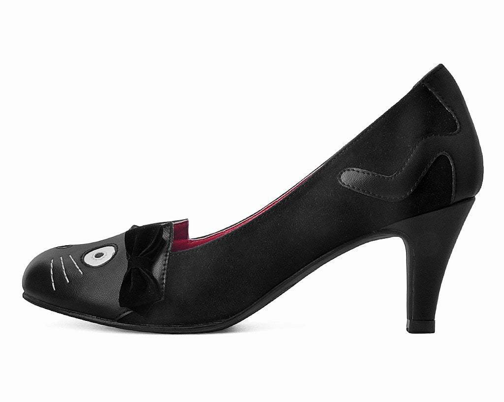Black Kitty Anti-Pop Heel 