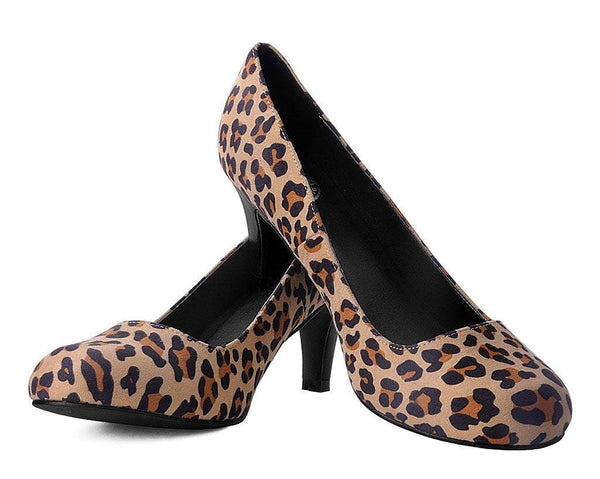 Leopard Anti-Pop Heel