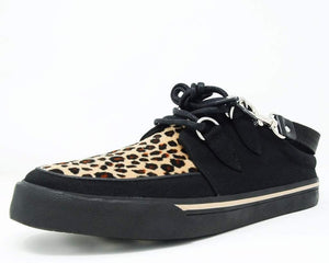 Black & Leopard VLK Mule Sneaker
