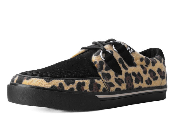Black & Tan Leopard Hair VLK Sneaker