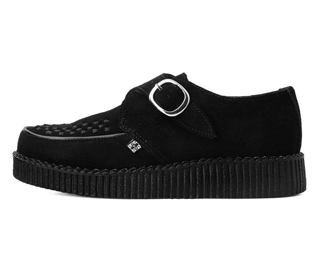 Black suede viva mondo creepers online