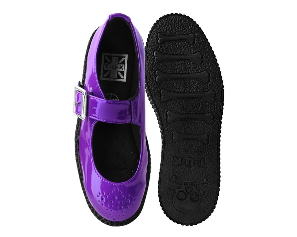 Purple mary jane shoes uk deals