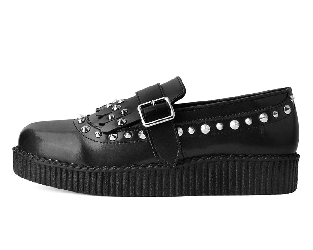 Black Studded Loafer