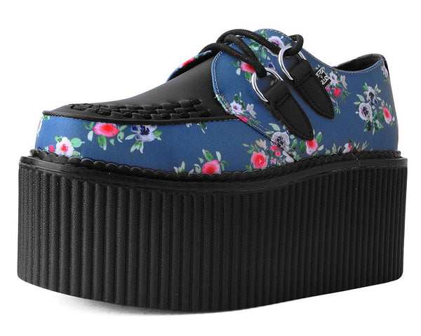 Blue Floral D-Ring Stratocreeper