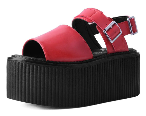 Red Brush-Off Strato Sandal