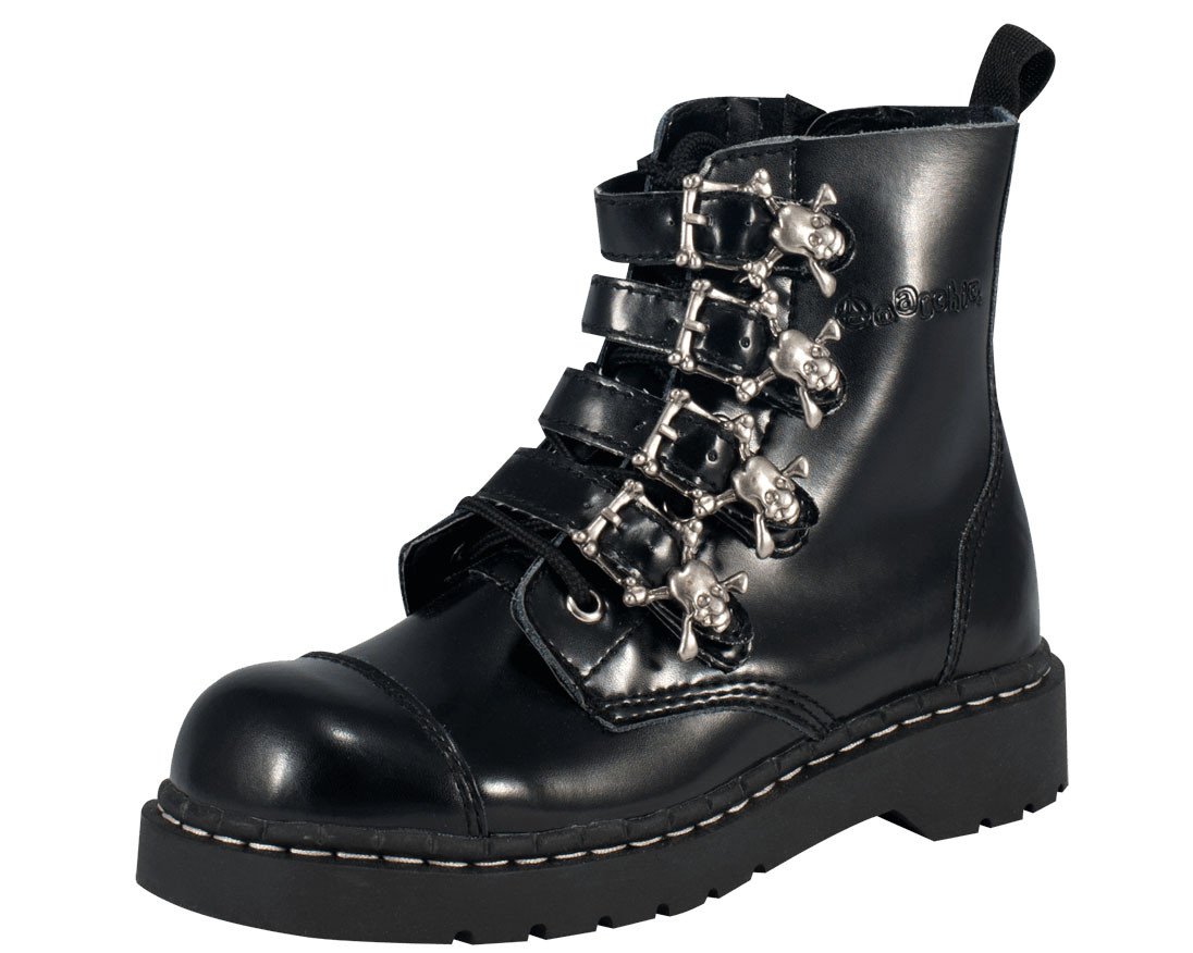 Skull Buckle Boot