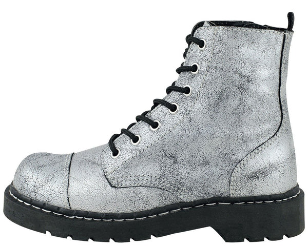 Cracked Suede Boots - T.U.K.